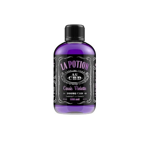 Sirop Cassis Violette - La Potion CBD France Discount