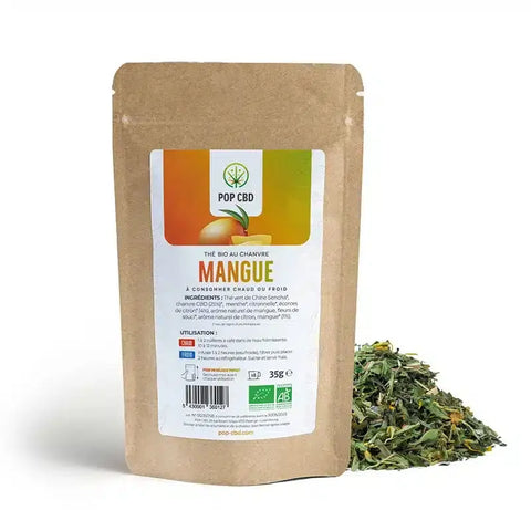 Thé Glacé BIO Mangue - Pop CBD CBD France Discount