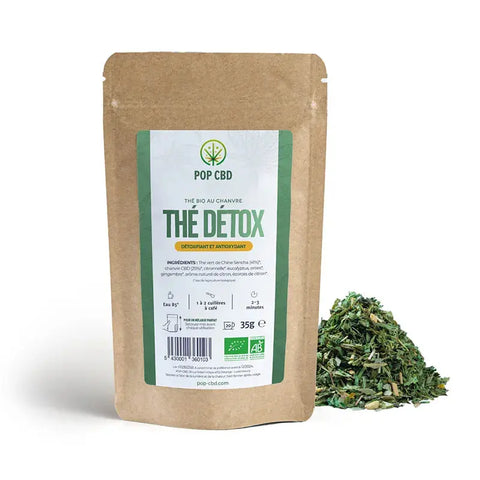 Thé Vert Détox BIO - Pop CBD CBD France Discount
