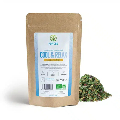 Tisane BIO Cool & Relax - Pop CBD CBD France Discount