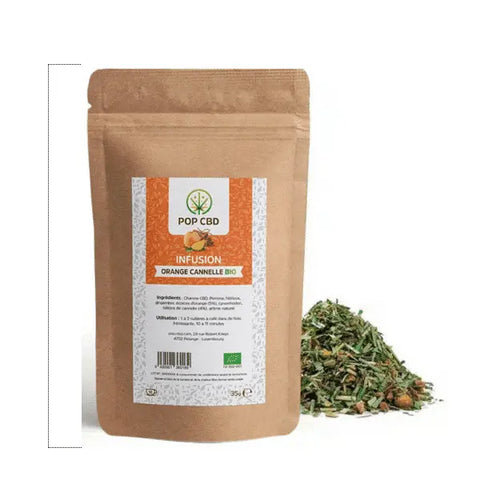 Tisane BIO Orange Cannelle - Pop CBD CBD France Discount