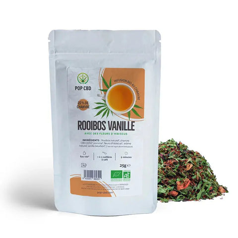 Tisane BIO Rooibos Vanille - Pop CBD CBD France Discount