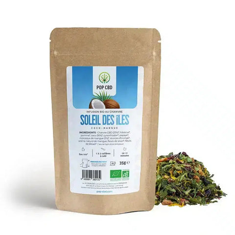 Tisane BIO Soleil des Îles - Pop CBD CBD France Discount