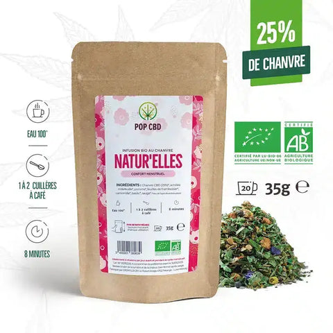 Tisane BIO Natur'elles - Pop CBD CBD France Discount
